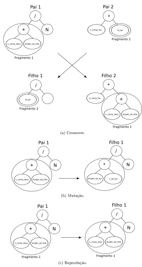 Figura 3.2: Operadores Genéticos.