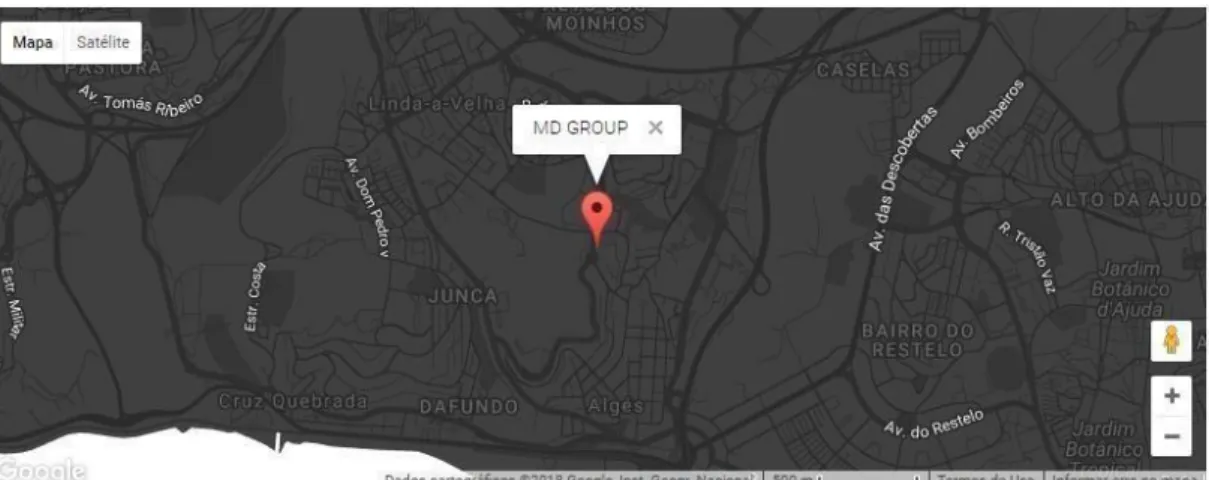 Figura 2 - Localização da MD Group 