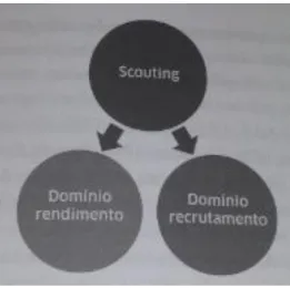 Figura 1 - Domínios de intervenção do processo de Scouting. 14