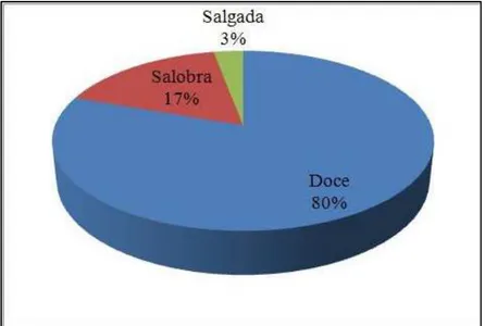 FIGURA 3.11 – Distribuição da qualidade da água em poços em operação (Vale do  Jequitinhonha) 