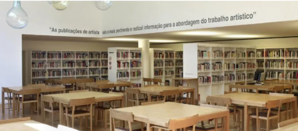 Figura 7 Biblioteca da Fundação de Serralves, 2013. Foto Filipe Braga, © Fundação de  Serralves, Porto.