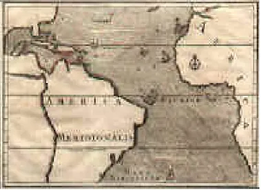 Figura 2 – Mapa de Henderine Drogenhams, sem local de produção, datado  de aproximadamente 1600