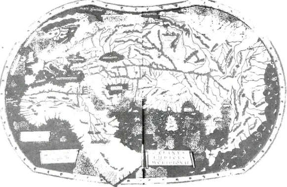 Fig. 3 - Mapa mundo de Henricus Martellus, c. 1489. 