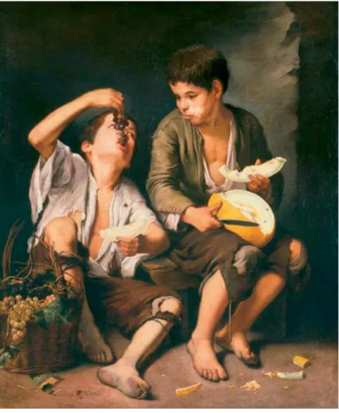 FIG. 2 - Bartolomé Esteban Murillo – Rapazes Pedintes Comendo Uvas e Melão, 1645/46. 
