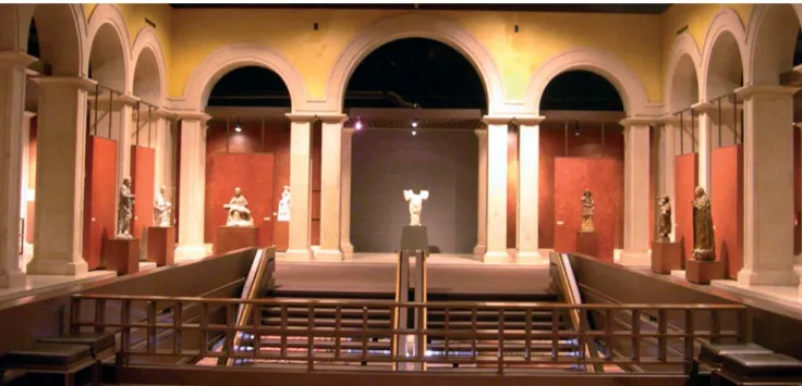 FIG. 11 - MNAA, Piso 3, Exposição de Escultura Portuguesa, Claustro-Galeria, quadra Século XVII, 1994-2009 © Arquivo MNAA.