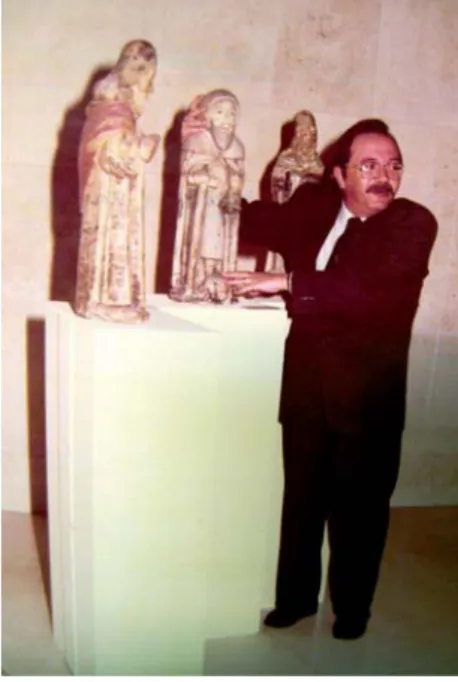 FIG. 2 - Sérgio Guimarães Andrade em Expressões Medievais, Caldas da Rainha, 1992.