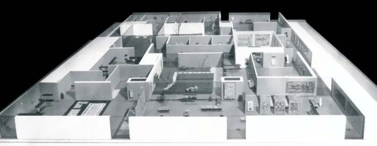 FIG. 7 – Maqueta de estudo da exposição permanente do Museu Calouste Gulbenkian, 1961