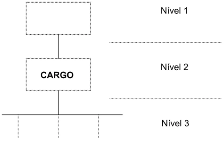 Figura 2.4 - Enquadramento do cargo no organigrama. Adaptado de Chiavenato (1990) 