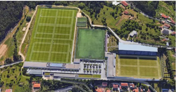 Figura 17 Vista aérea do Centro de Treinos do FC Porto (FCP 2018)