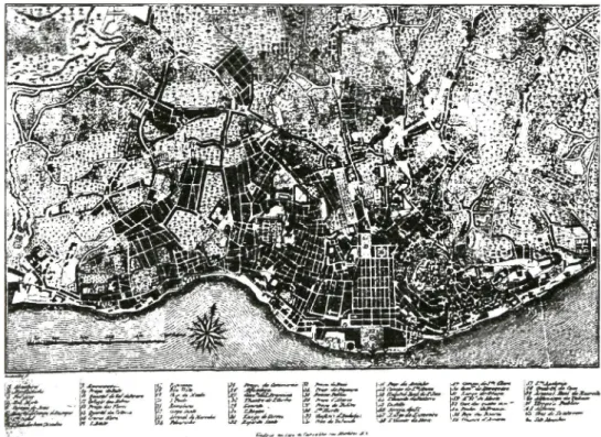 Fig. 9 - Mapa de Lisboa em 1826 