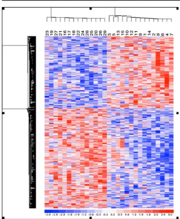 Fig. 1 Illustration of the expression pattern differences among BD cases and controls