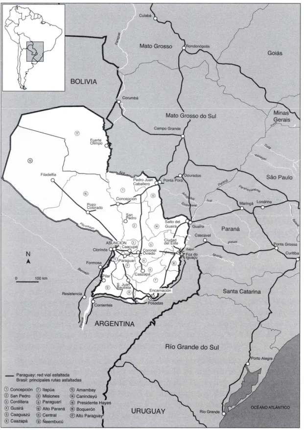 Ilustração 1 – Paraguai e Brasil Meridional 