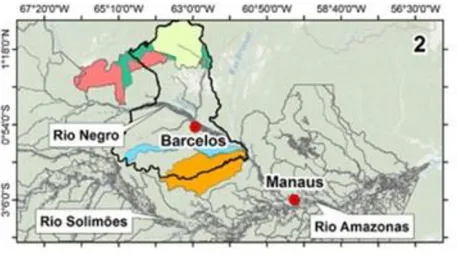 Figura 04. Mapa de Barcelos; Fonte: Gisele Correia, 2014 