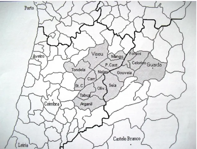 Figura 5 – Mapa do solar da raça ovina Serra da Estrela. 
