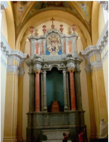 Fig. 3 - Retábulo da capela-mor da igreja paroquial deSanta Ana, Belém do Pará.
