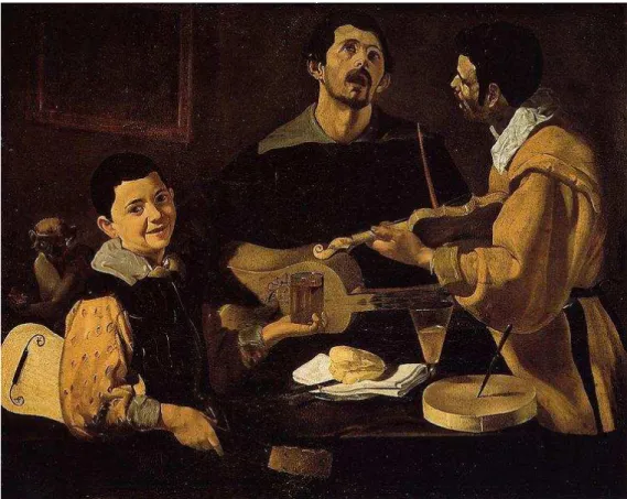 Fig. 5 – Tres músicos (1617), de Diego Velázquez (1599-1660). 