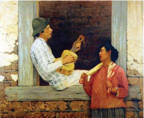 Fig. 10 – O Violeiro de Almeida Jr. (1899) 