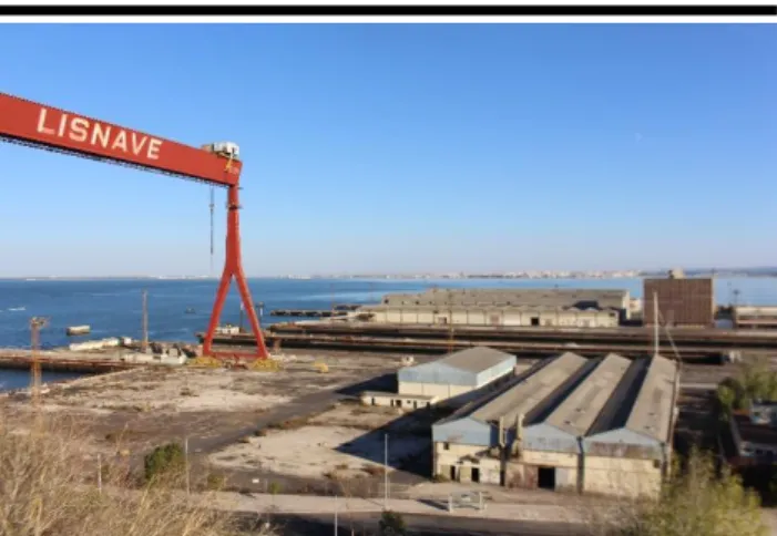 Figure 2. Partial view of the Margueira brownfield area. 