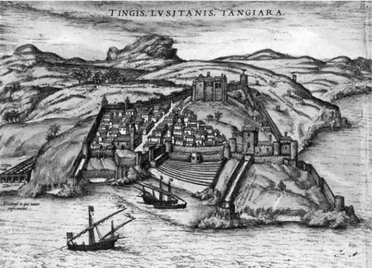Figura 2 – tingis, lusitanis, tangiara, in Georg B RAUN , Frans H OGENBERG , Simon N OVELLANUS ,  civitates orbis terrarum, 1572, fls