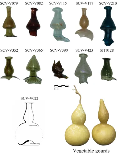 FIG. 1. Fragments of gourds from the assemblage formed from excavations  at the monasteries of Santa Clara-a-Velha (Coimbra) and São João de 