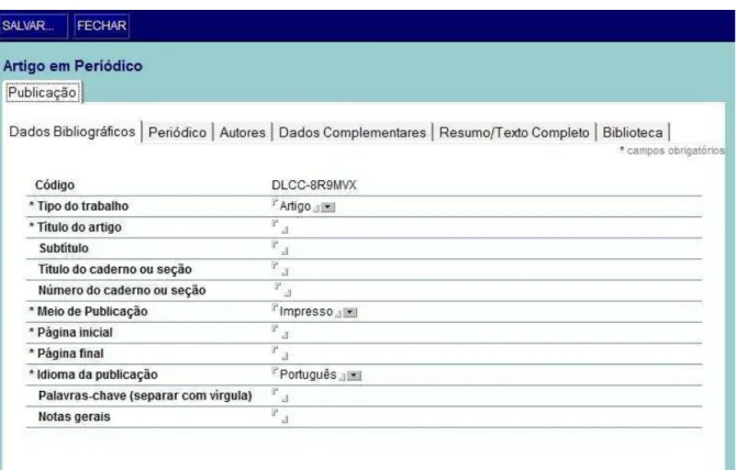 Figura 7 Dados do Artigo em Periódico Opus  Fonte: Próprio Autor. 