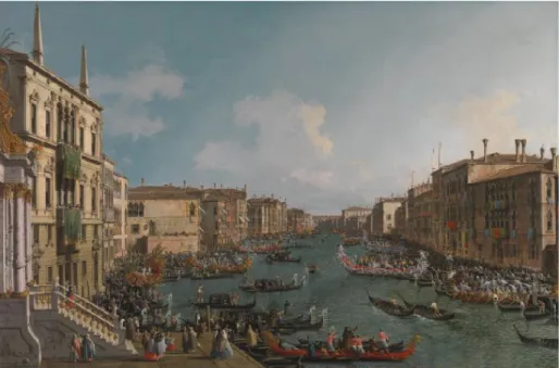 Fig. 10 — Canaletto, Uma regata no Grand Canal, 1740. 