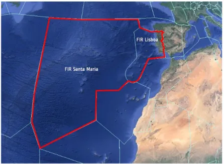 Figura 1 – Área de responsabilidade de Portugal Fonte: (www.emfa.pt, 2017) 