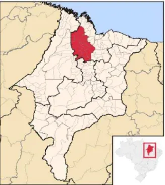 Figura 3. Mapa de localização da Baixada Maranhense. 
