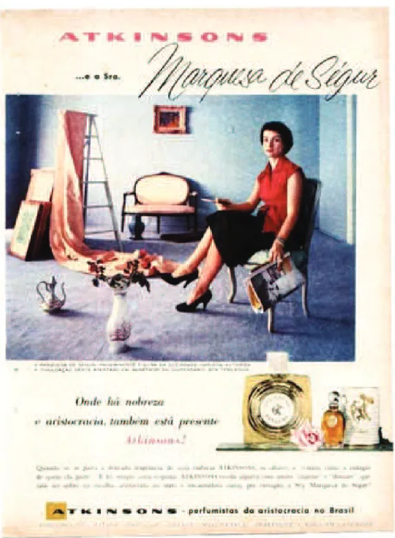 Figura 1 - Publicidade Atkinsons 