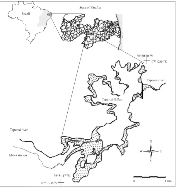 Figure 1. Taperoá II dam location in Taperoá, Paraíba, Brazil.