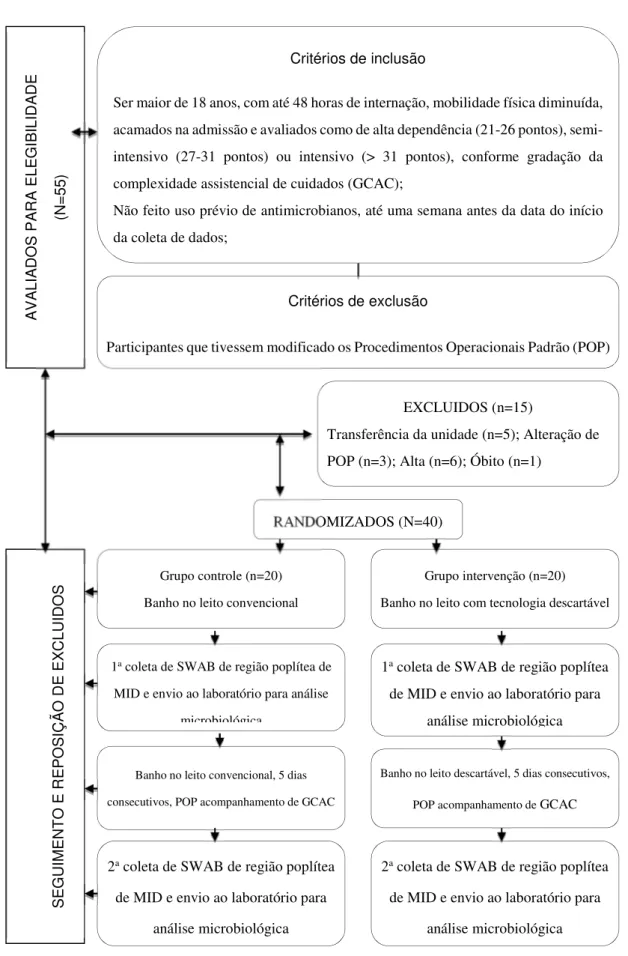 Figura 4 – Fluxograma de execução da pesquisa Critérios de inclusão 