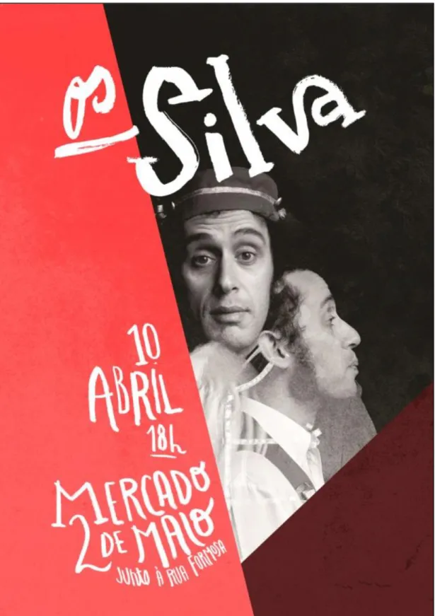 Figura IX: Cartaz do dia da apresentação da performance 