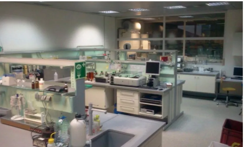 Figura 8 – Laboratório das físico-químicas do controlo de qualidade da Unicer. 