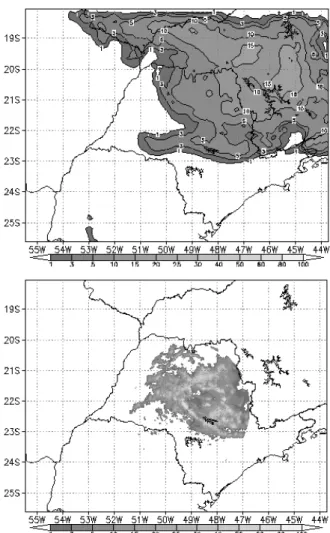 Figure 4. 24-hour accumulated rainfall on 8/9 Feb 2001. 