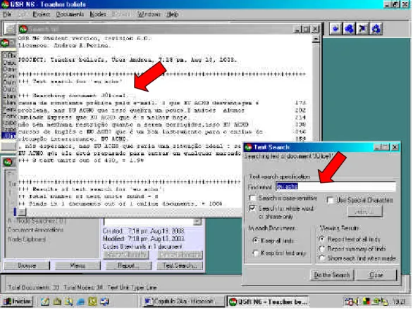 Figura 2.5 Recurso Text Search  