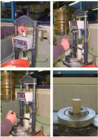 Figura 8. Ensaio de resistência à compressão simples [26]