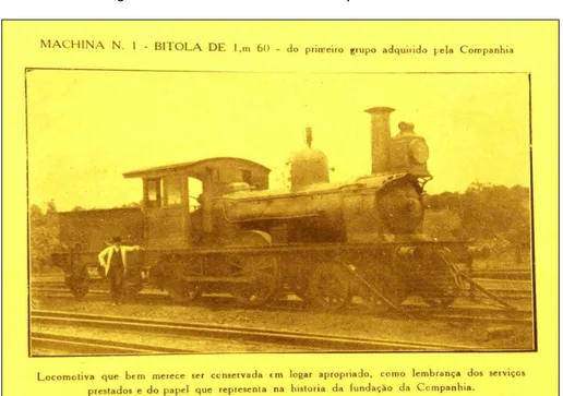 Figura 2. Locomotiva n°1 da Companhia Paulista 