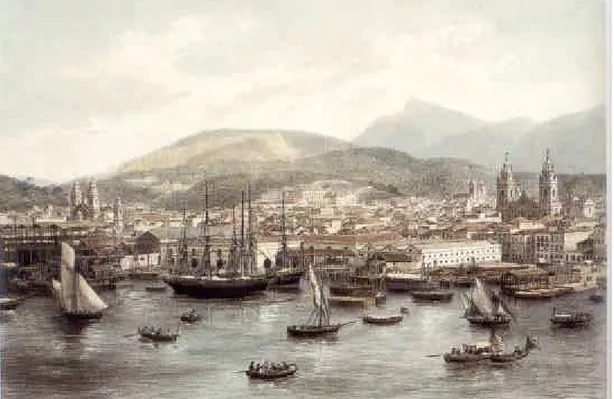 Figura 01: Panorama do Rio de Janeiro, Victor Frond, 1861 