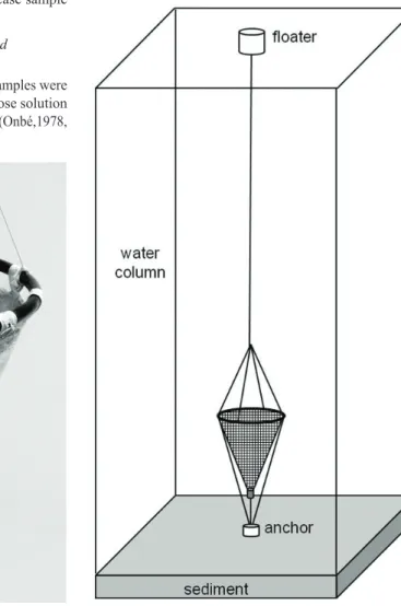 Figure 1. The Ephippial Collector. Figure 2. Ephippial Collector placed in lake.