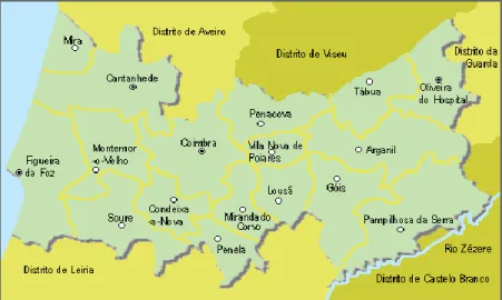 Figura 3: Mapa da Região Centro 