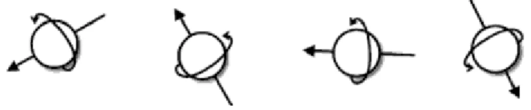 Figura 5 Representação da orientação aleatória dos átomos .  Adaptado de Elliott e Skerritt (2010) 