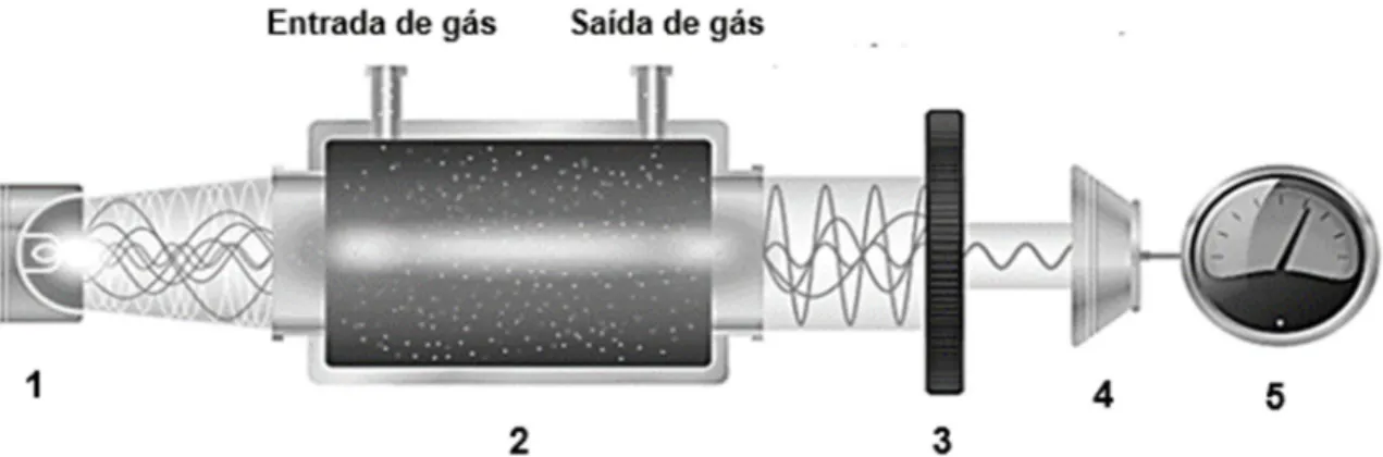 Figura 5 - Diagrama de NDIR (fonte: LumaSense Technologies, 2018). 