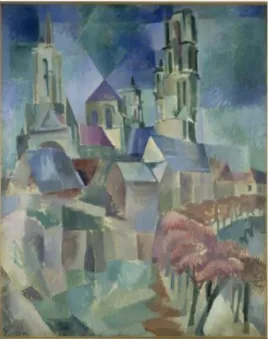 Fig. 17 Robert Delaunay, Les Tours de Laon  (Towers of Laon), 1912, oil on canvas, 162 x 130  cm