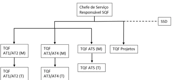 Figura  5 - Organograma SQF Renault CACIA 