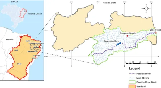 Figure 1 – Campina Grande location in the Brazilian semiarid region