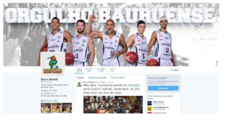 Figura 10. Twitter Bauru Basket 