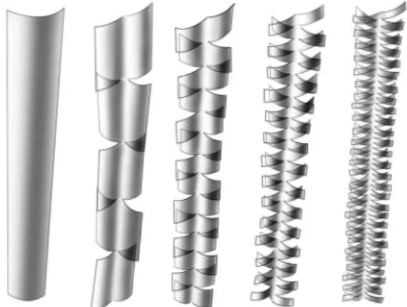 Figure 2. Schematic example of artificial structures built  for aquatic invertebrate colonization