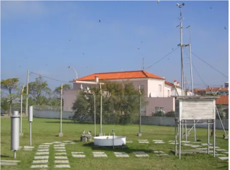 Figura 4. Estação meteorológica clássica da Universidade de Aveiro. 