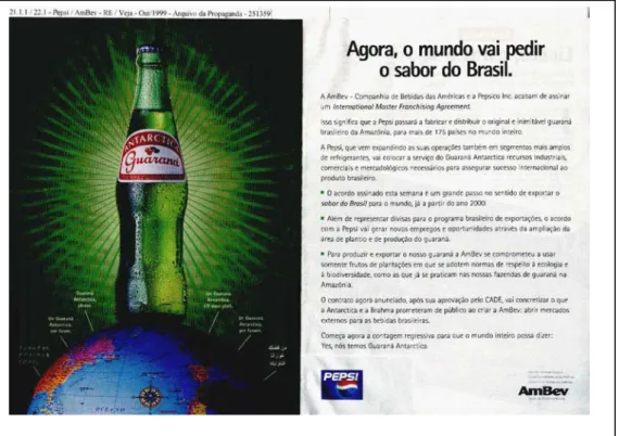 Fig. 3. Pepsi/Ambev - Rev. Veja 2000.  
