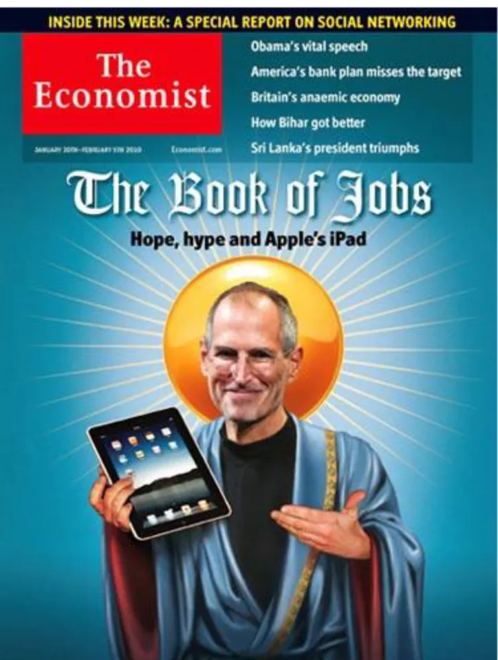 Figura 9  Steven Jobs é apresentado como o messias.